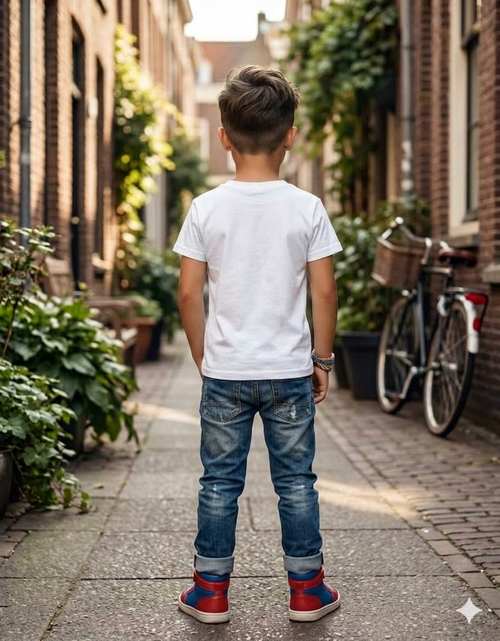 Boy's Crew Neck T-Shirt