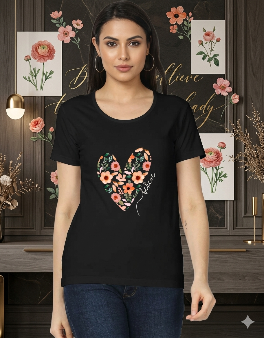 🌸 Believe in Heart – Classic Tee