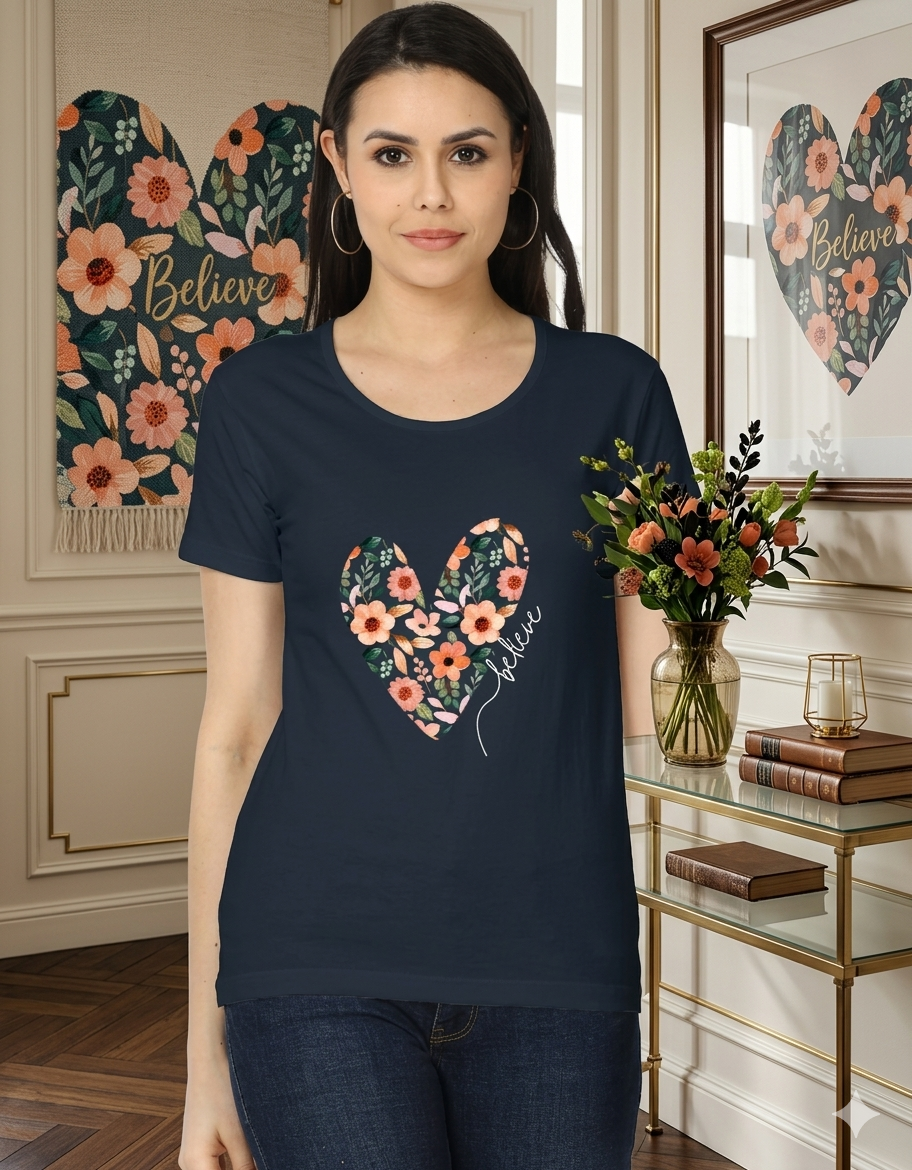 🌸 Believe in Heart – Classic Tee