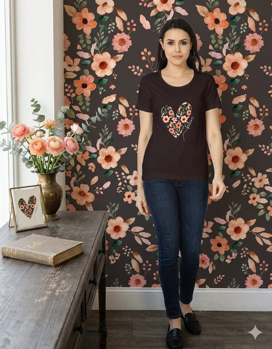 🌸 Believe in Heart – Classic Tee