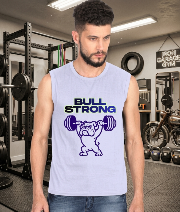 The "Bull Strong" Heavyweight Muscle Tee