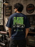 Retro Rider Classic - Unisex Oversized Tee