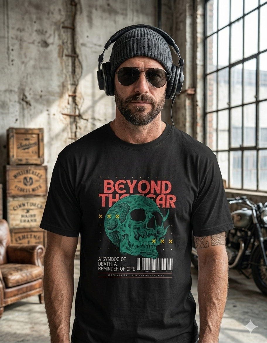 "Beyond the Fear" - Oversized Unisex Tee
