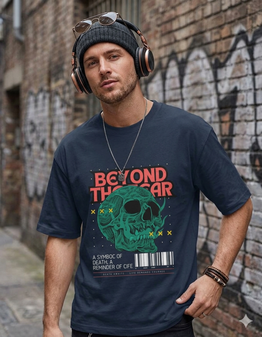 "Beyond the Fear" - Oversized Unisex Tee