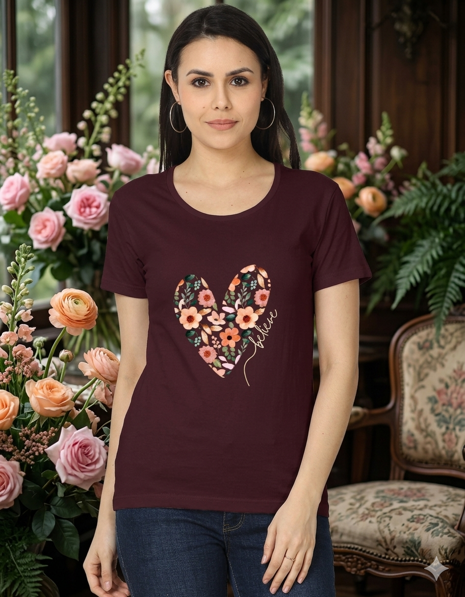 🌸 Believe in Heart – Classic Tee
