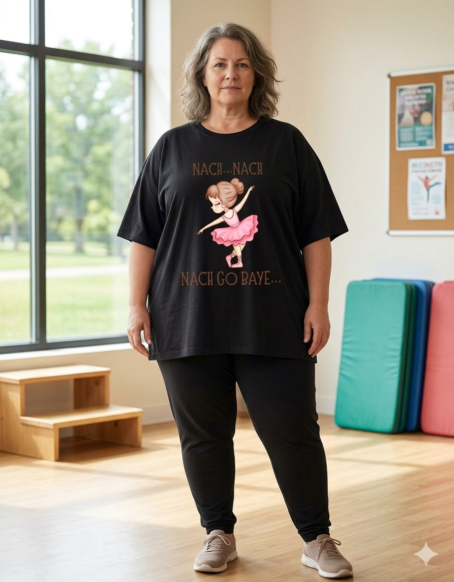 Womens - "Nach Go Baye" Graphic Tee