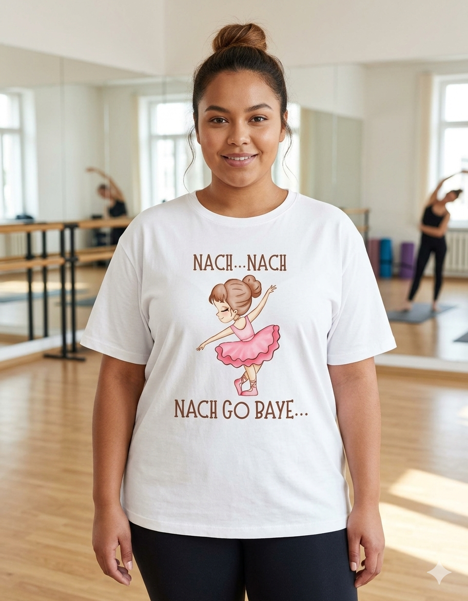 Womens - "Nach Go Baye" Graphic Tee