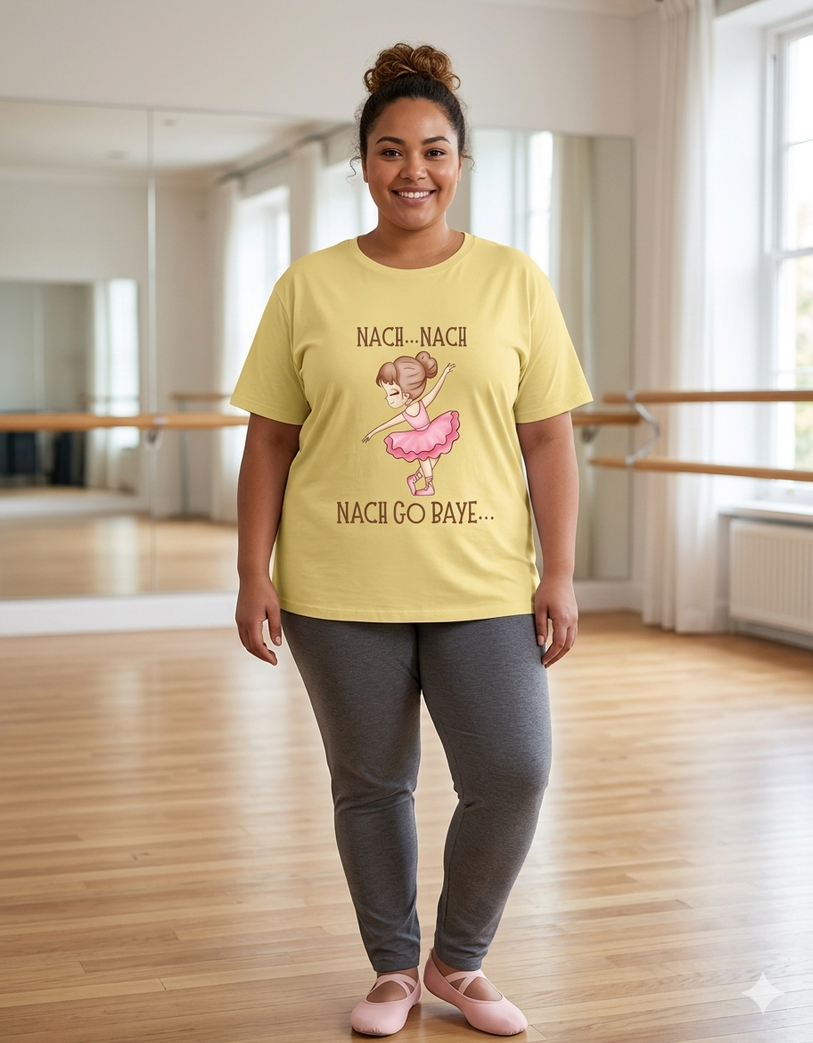 Womens - "Nach Go Baye" Graphic Tee