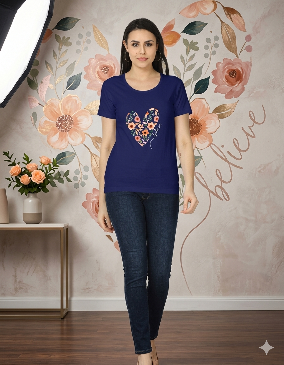🌸 Believe in Heart – Classic Tee