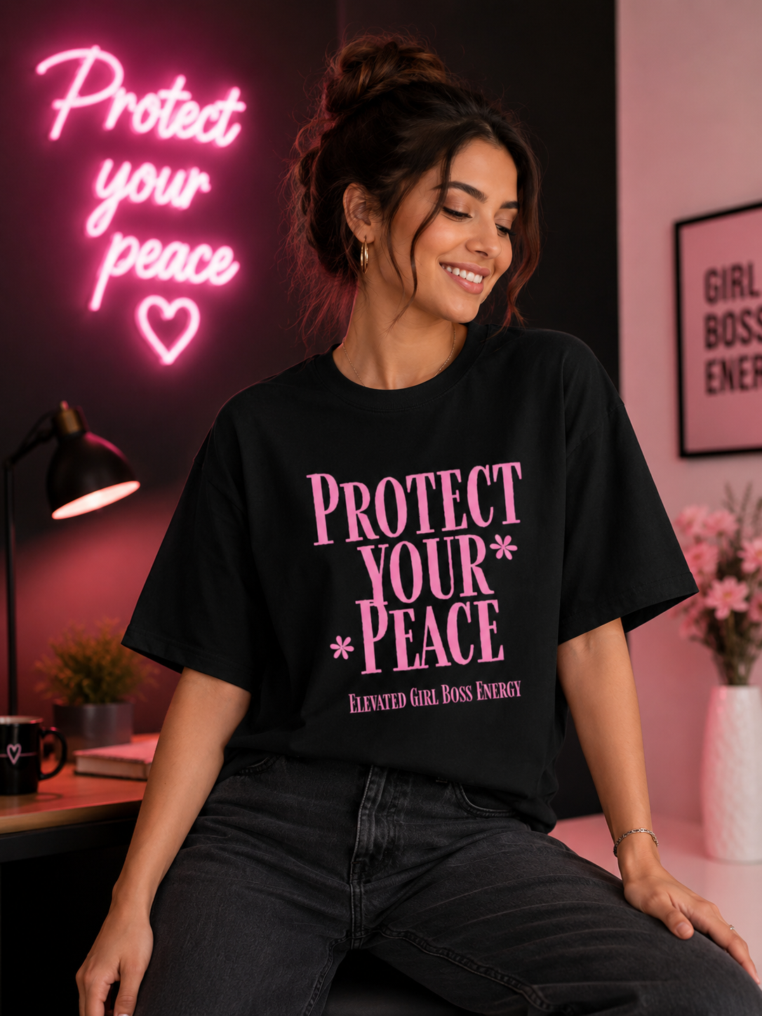 🌸 Peace & Power – Women’s Statement - Tee
