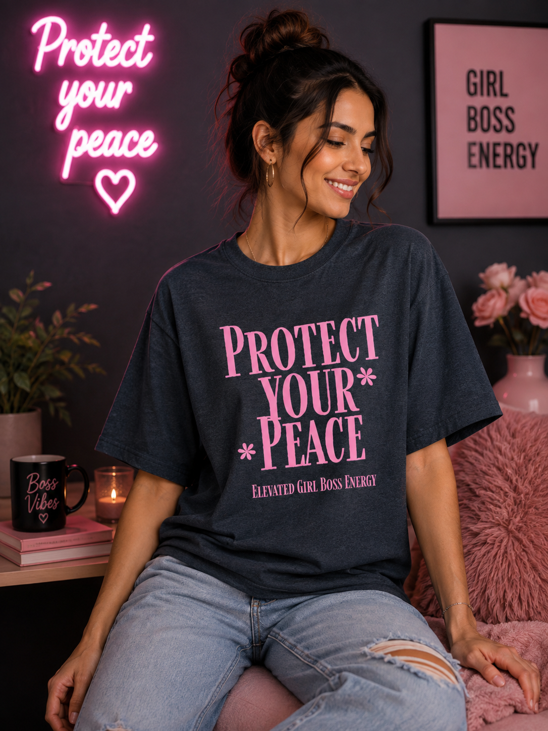 🌸 Peace & Power – Women’s Statement - Tee