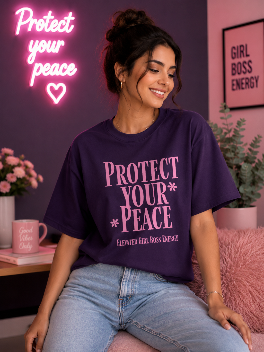 🌸 Peace & Power – Women’s Statement - Tee