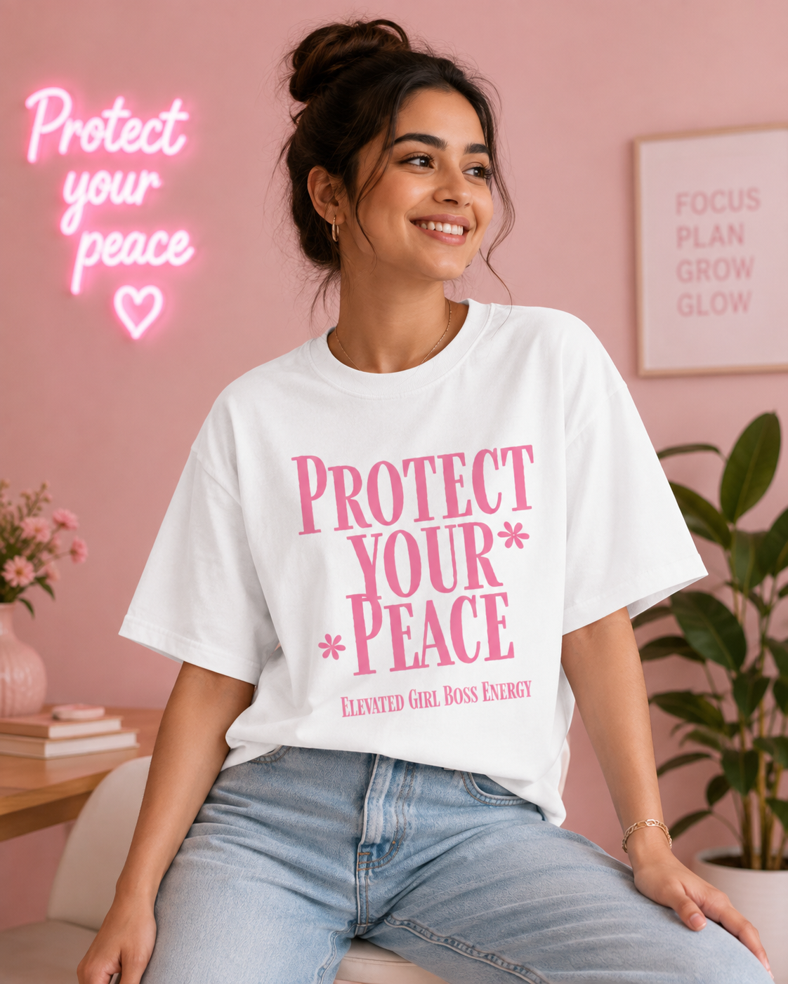 Peace & Power – Women’s Statement – Tee (3XL to 7XL)