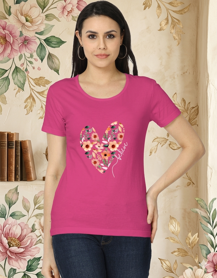 🌸 Believe in Heart – Classic Tee