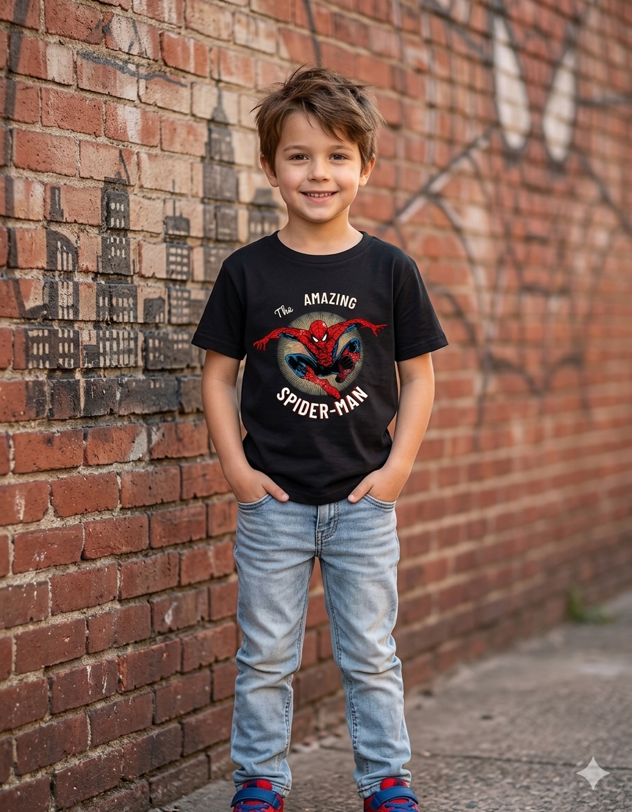 Amazing Spider-Man - Boy's Tee (Ages 5-13)