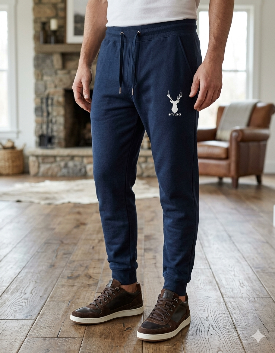 Stagg Everyday Comfort Tapered Grey Unisex Joggers