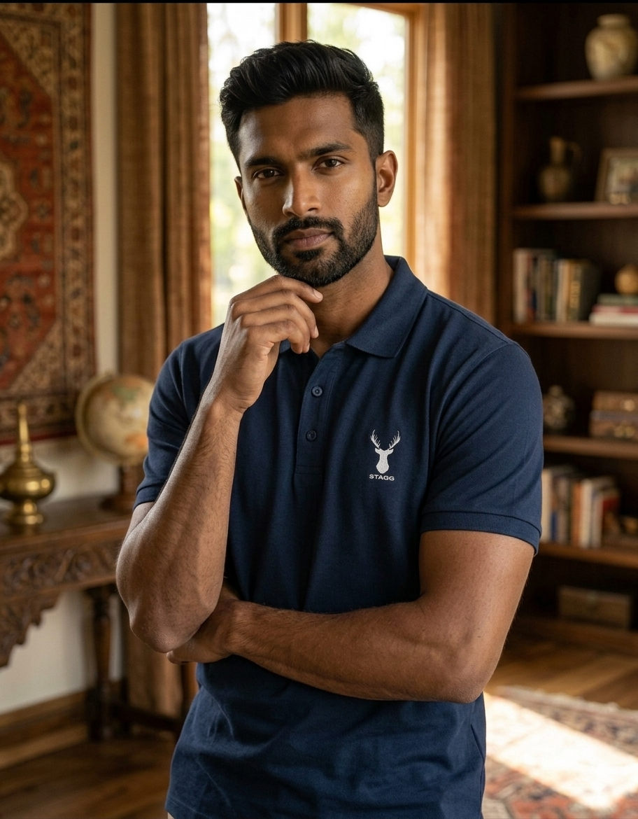 STAGG Heritage Series - Men's Printed Polo Tee
