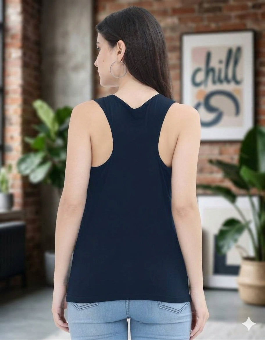 "Stay Hungry" Graphic Tank Top – Chill & Calm Edition