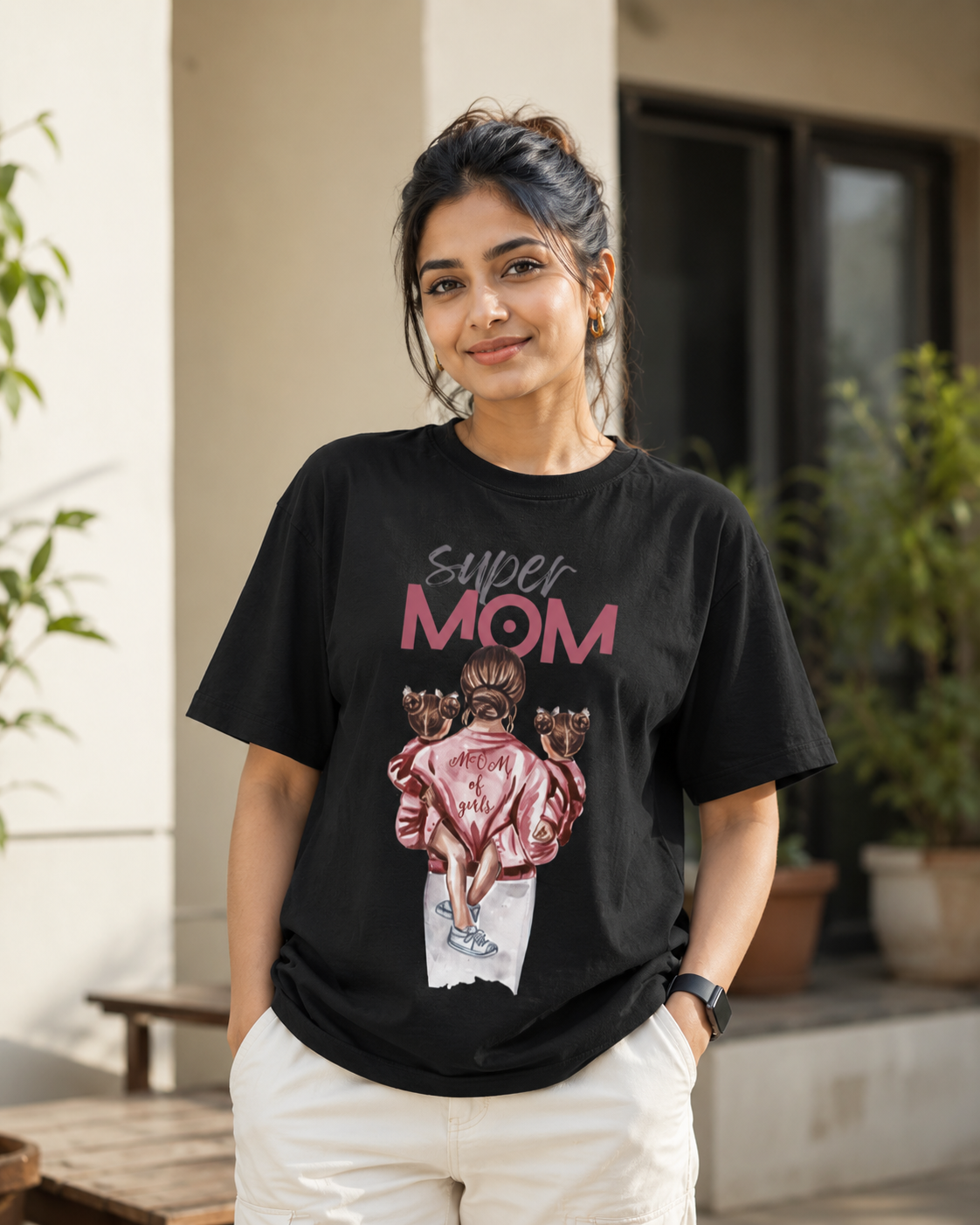 Super Mom - Oversized Tee