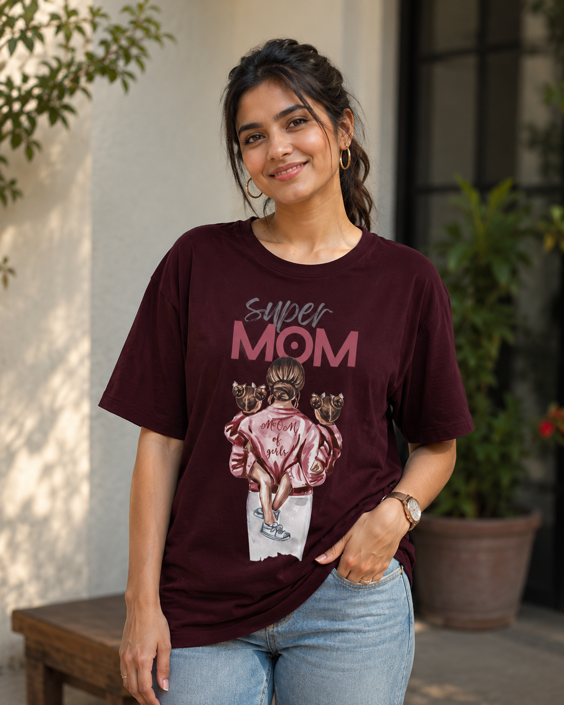 Super Mom - Oversized Tee