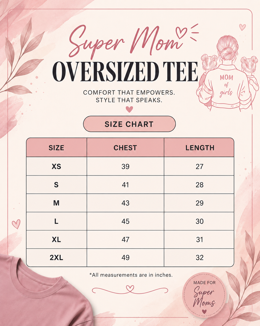 Super Mom - Oversized Tee