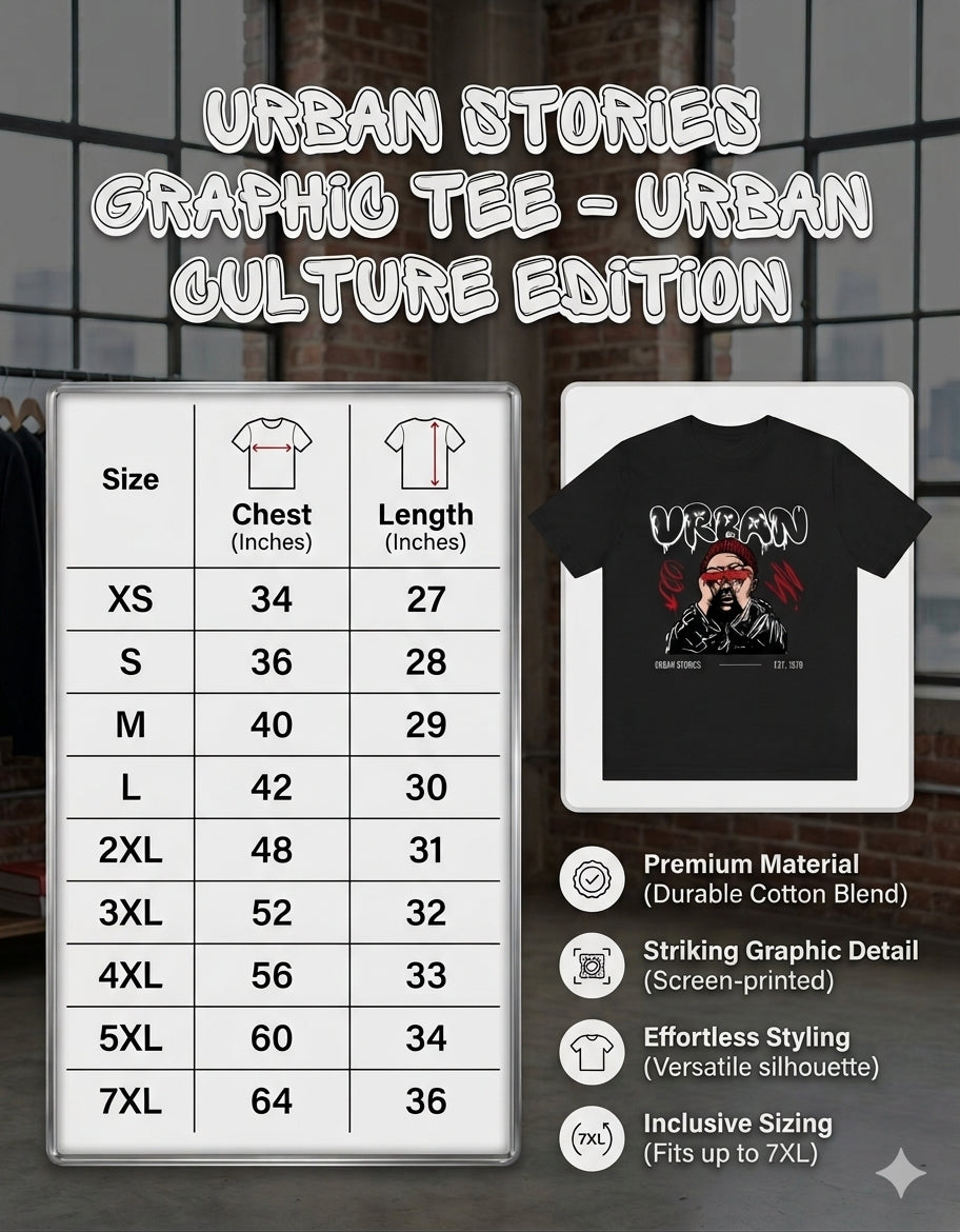 "Urban Stories" Graphic Tee – Urban Culture Edition